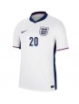 England Jarrod Bowen #20 Replika Hemmakläder EM 2024 Kortärmad